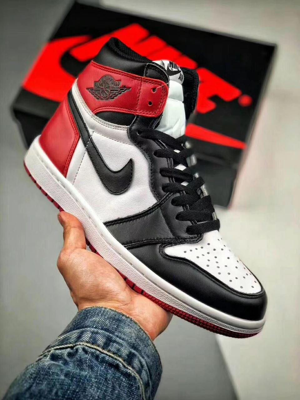 Nike Air Jordan 1  Black Red (AJ-1) High Top