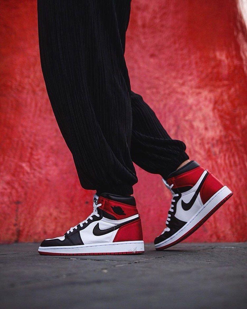 Nike Air Jordan 1  Black Red (AJ-1) High Top