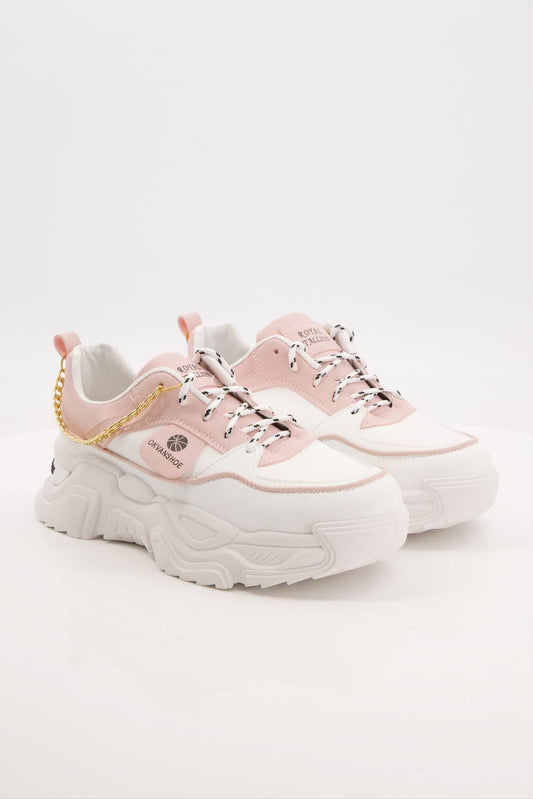 Ladies High Sole Chain Sneaker